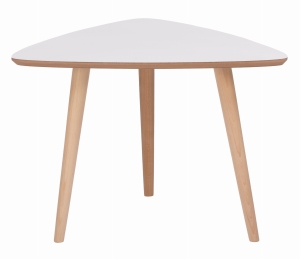 Stolik kawowy TRÓJKĄT biały 