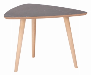 Stolik kawowy TRÓJKĄT ciemny marmur