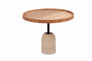 Stolik kawowy PETRO 630 Dąb (beton gładki)